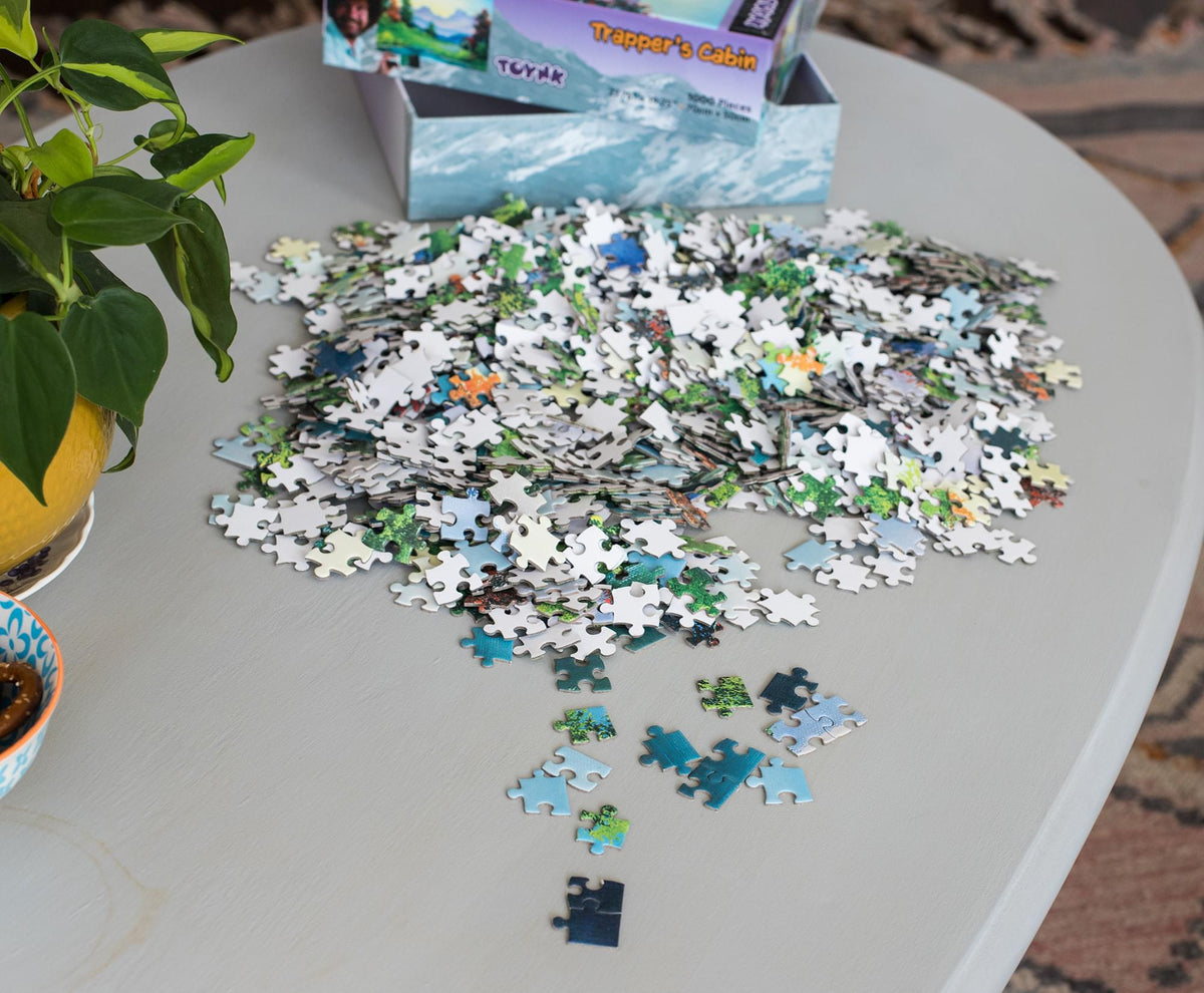 Bob Ross Trapper's Cabin Nature Puzzle | 1000 Piece Jigsaw Puzzle