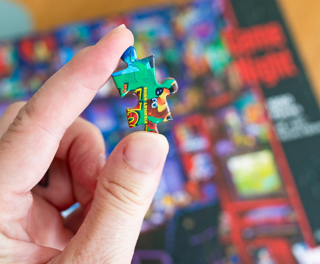 '80s Game Room Pop Culture 1000 Piece Jigsaw Puzzle By Rachid Lotf