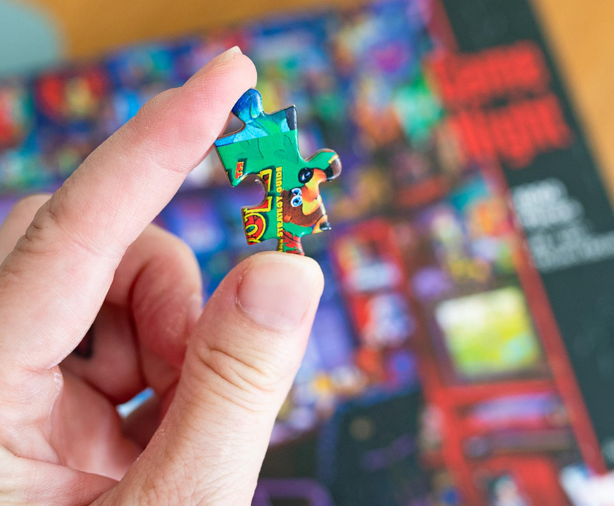 '80s Game Room Pop Culture 1000 Piece Jigsaw Puzzle By Rachid Lotf