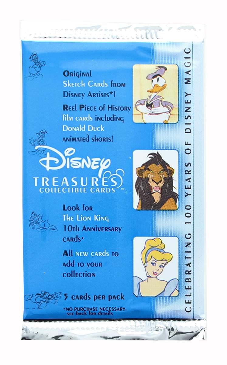 Disney Treasures Series 2 Upper Deck Trading Cards Box Set - 24 Packs