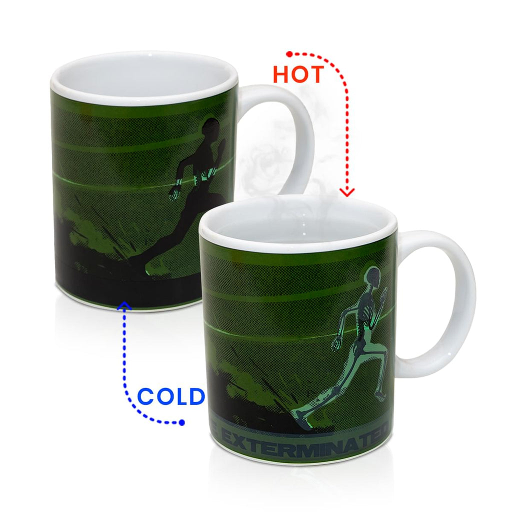 Doctor Who Dalek Skeleton Heat Sensitive Coffee Mug