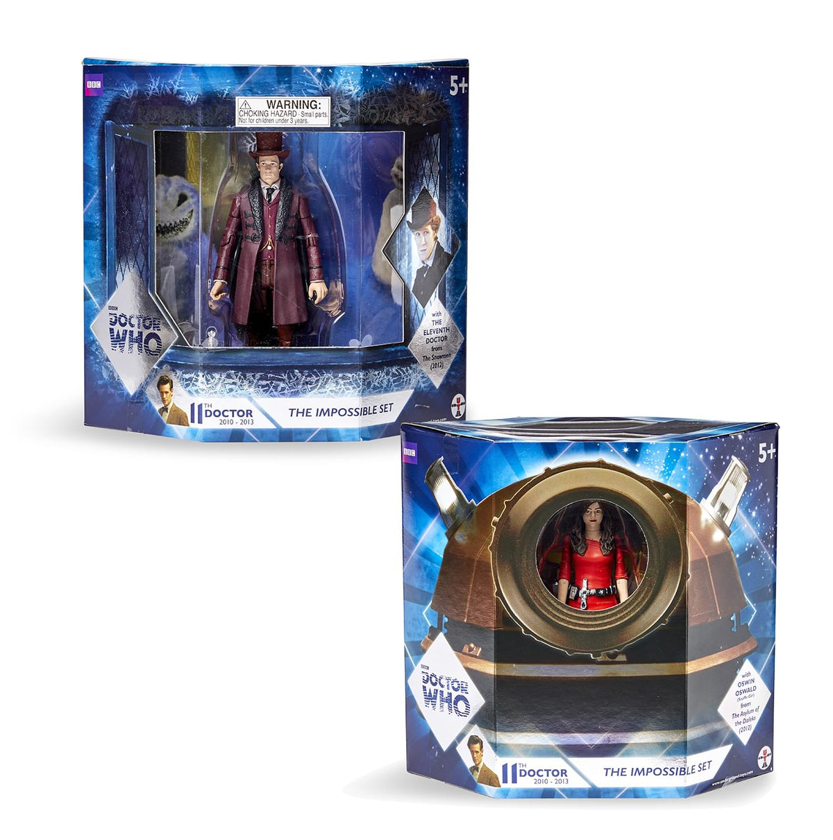 Doctor Who The Impossible Set w/ 11th Doctor & Oswin Oswald 5" Action Figures