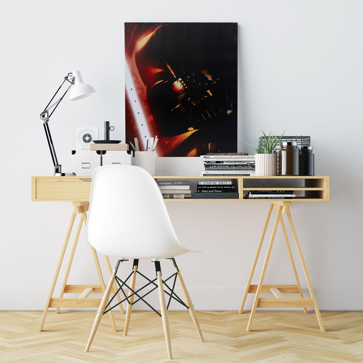 Star Wars Illuminated Canvas Art - 23.9”x19.9” - Darth Vader
