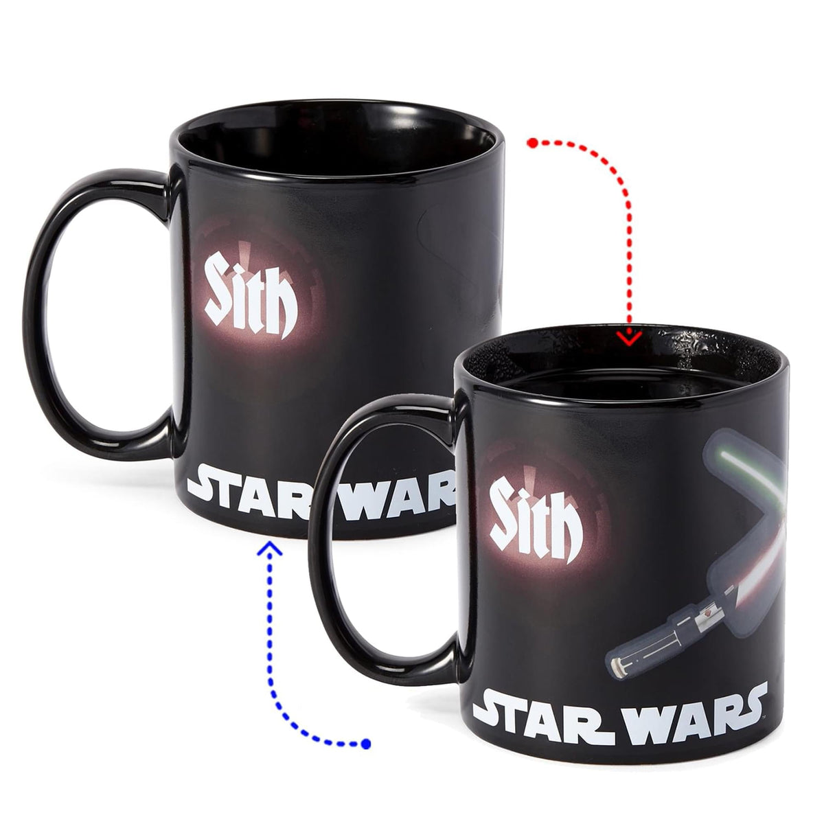 Star Wars Jedi/Sith Clash - 20oz Heat-Reveal Ceramic Mug