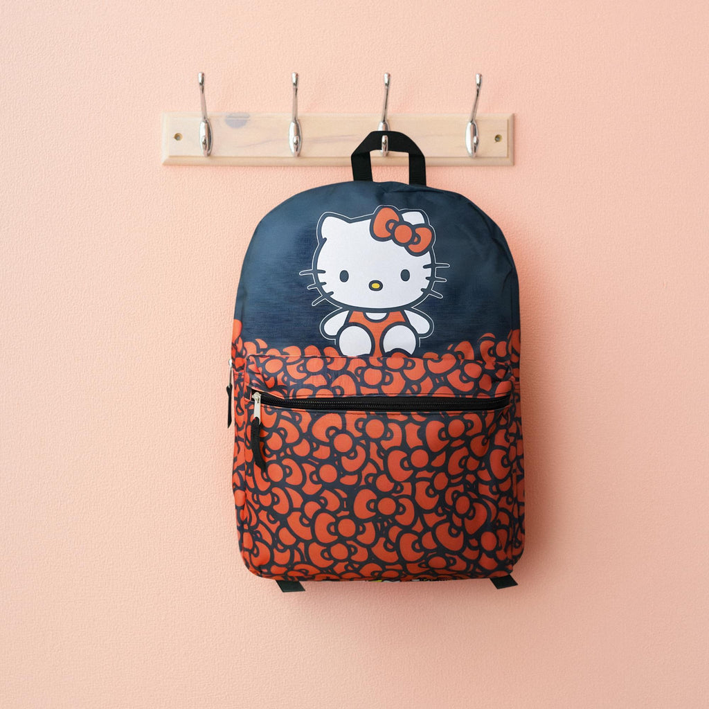 Sanrio Hello Kitty Red Bows 16 Inch Kids Backpack
