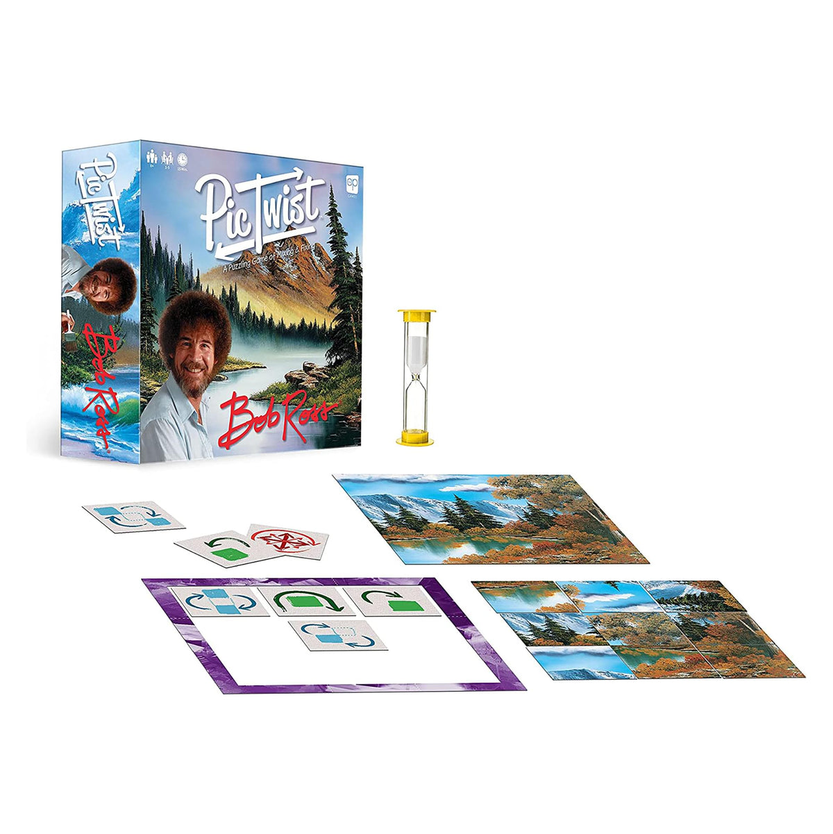 Bob Ross Pictwist Puzzle Game