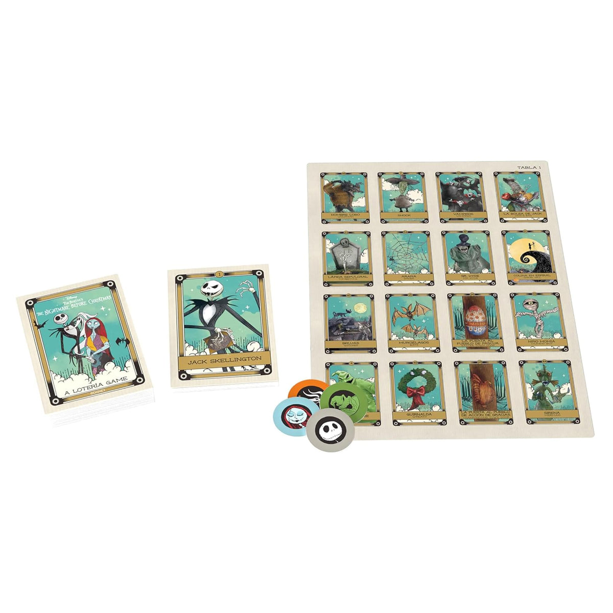 Disneys Nightmare Before Christmas Loteria