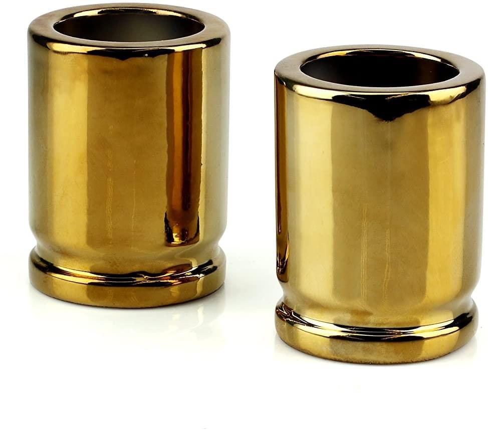 50 Caliber Bullet Casing 2oz Shot Glasses | Set of 2