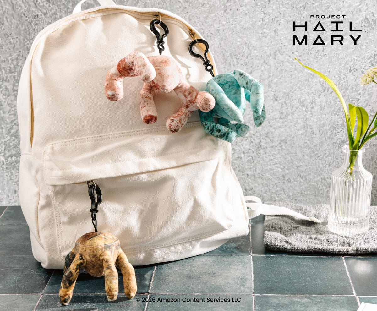 Project Hail Mary Eridian Plush Backpack Clips | Set of 3