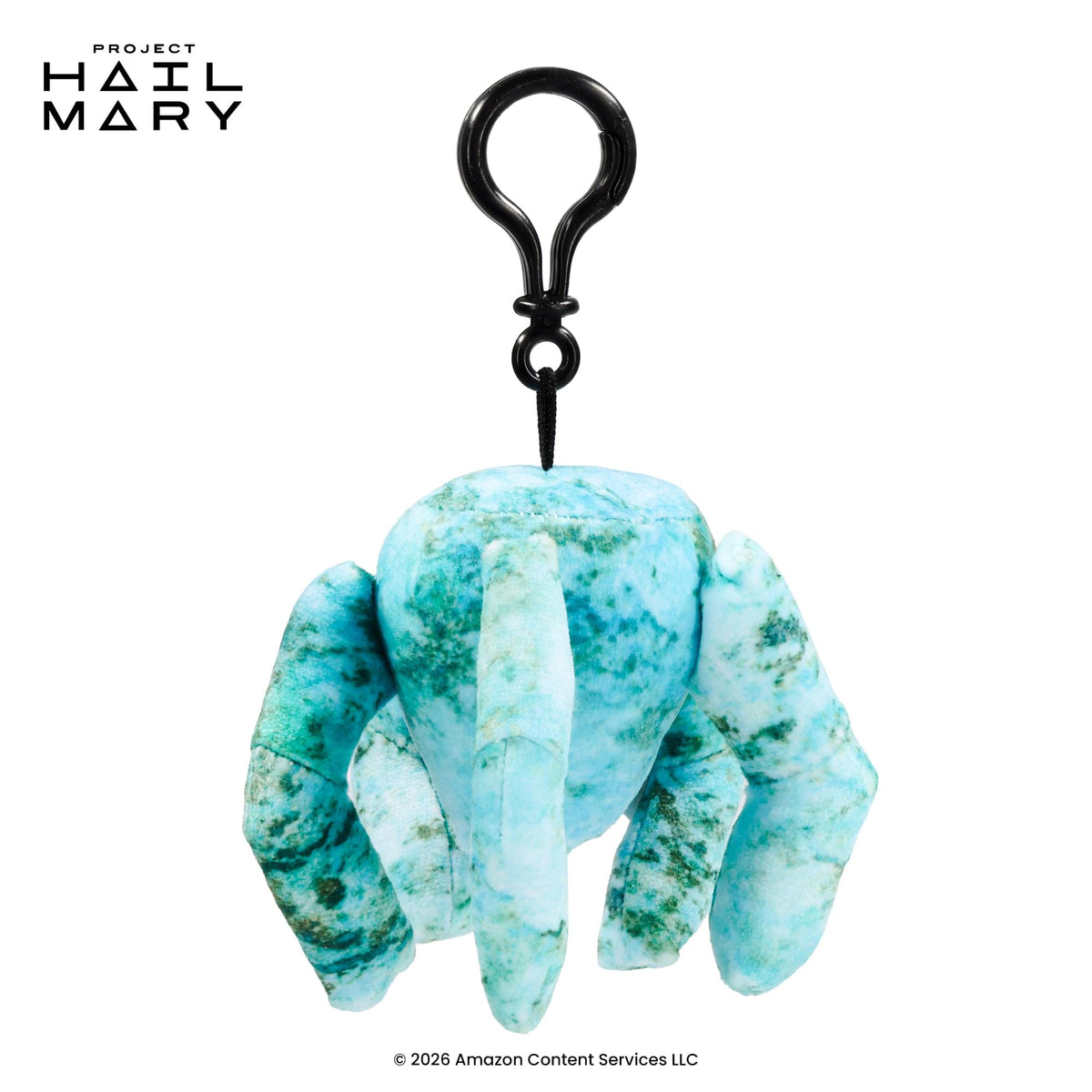 Project Hail Mary Blue Eridian Plush Backpack Clip